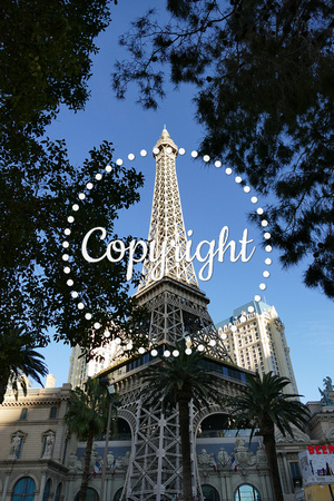 Vegas Art - Eiffel Tower Framed