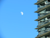 Moonlit Skyscraper